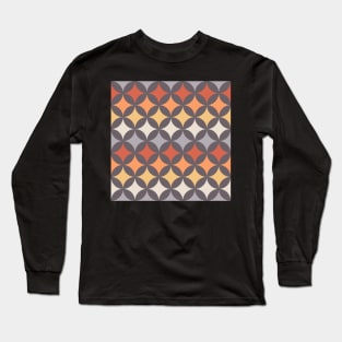 Geometric Pattern: Circle Nested: Sunset Long Sleeve T-Shirt